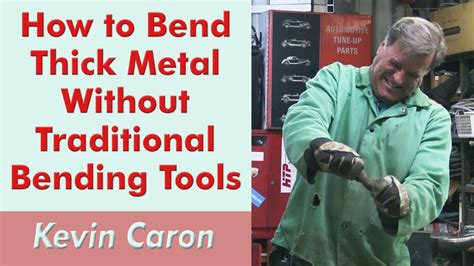 how to bend metal brackets|bending thick metal without tools.